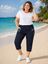 Immagine di STRETCH CROPPED TROUSERS WITH ELASTIC WAIST